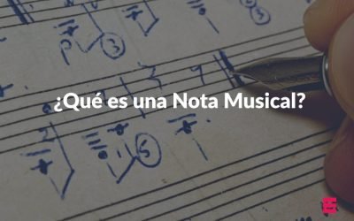 ¿Qué es una Nota Musical?